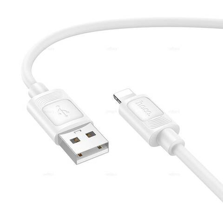 Кабель USB - Lightning HOCO X122 Silicone (белый) 1м