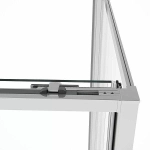 Душевой уголок Vincea Slim Soft VSR-1SS8014CL 140x80 стекло прозрачное/профиль хром