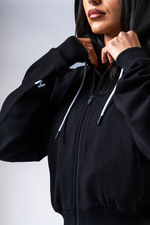 Худи Relaxed Zip Hoodie POWER 895 Черная
