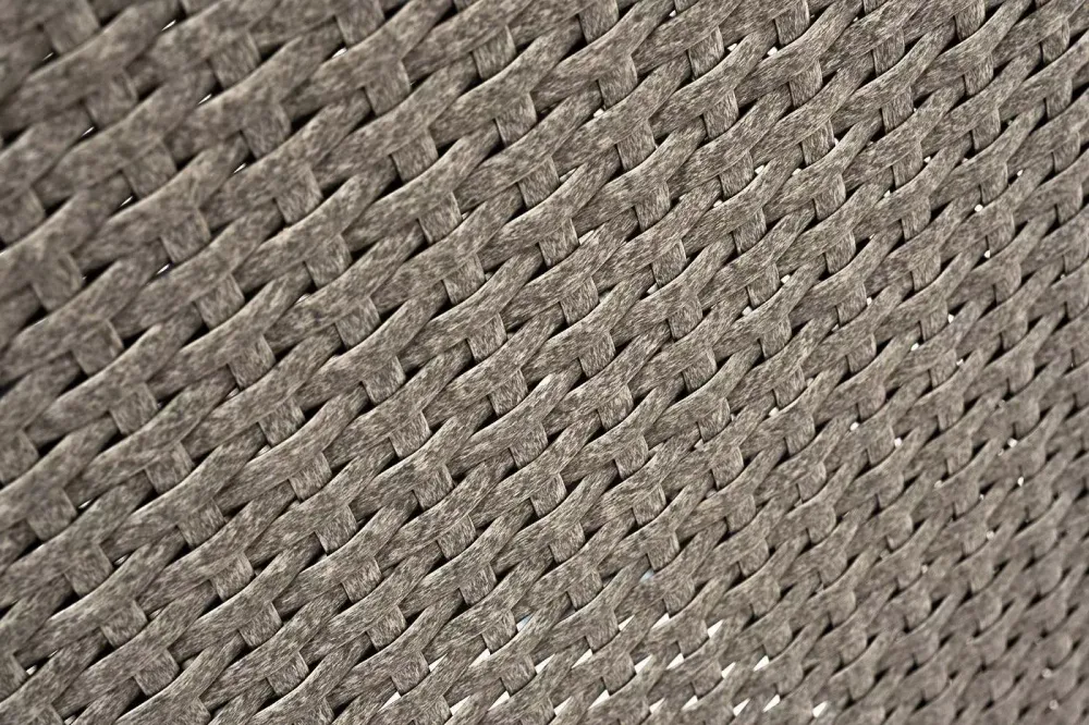 "Капучино" кашпо для цветов плетеное из искусственного ротанга, цвет бежевый