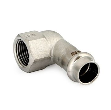 Угол пресс Uni-Fitt 22 х 1/2" ВР с внутренней резьбой из нержавеющей стали 784S3200