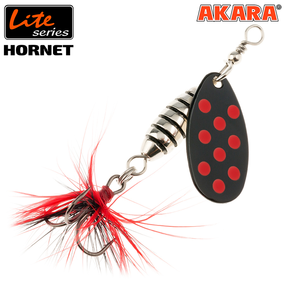 Блесна вращающаяся Akara Lite Series Hornet 1 3,5 гр. 1/8 oz. A08