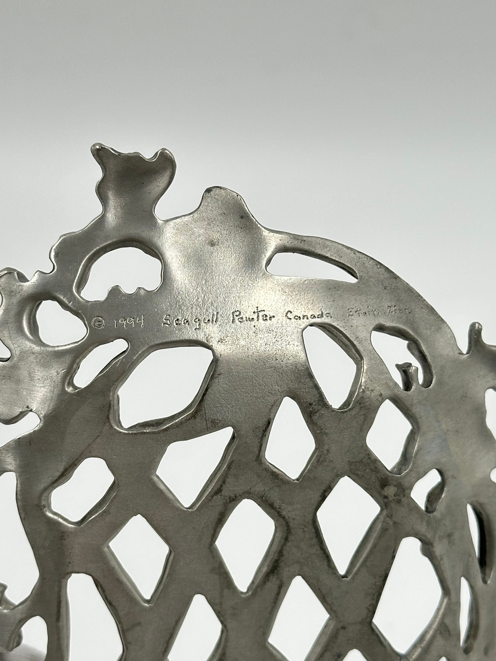 Маслёнка Seagull Pewter
