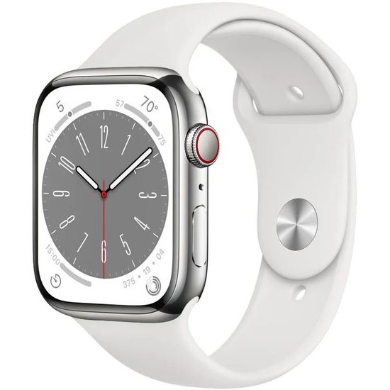 Apple Sport Band for Apple Watch 42|44|45|49mm S/M White (Белый) MP7G3ZM/A