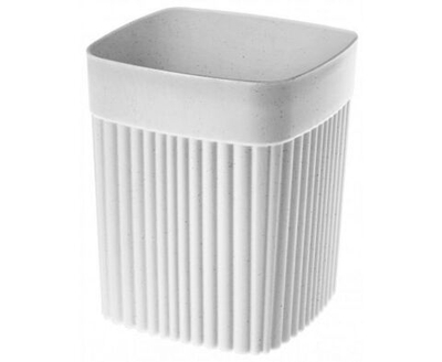 Стакан для ванной 0,65л Velvet, светло-серый 433239338 Econova