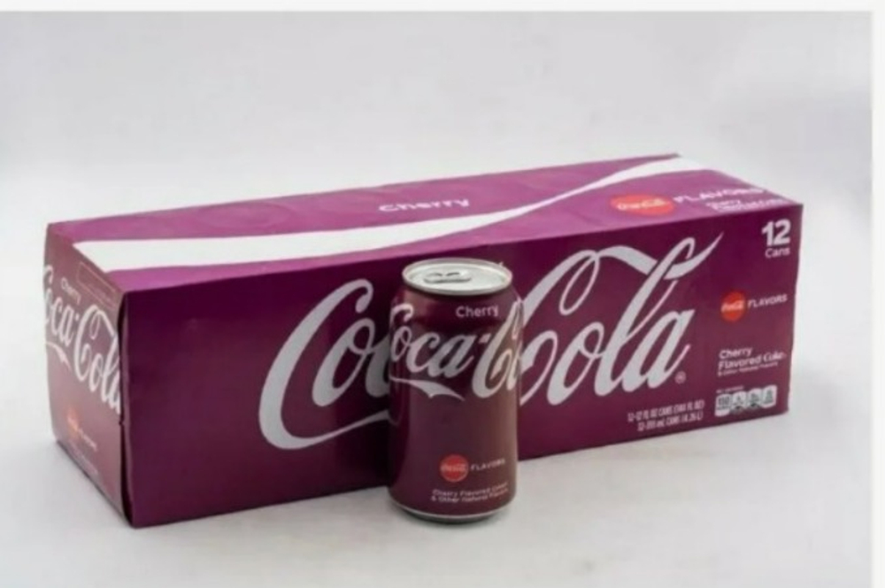 Напиток Coca Cola Cherry, б/а с/г, 355 мл, 12шт Америка