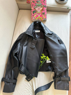 Кожаная куртка Yves Saint Laurent