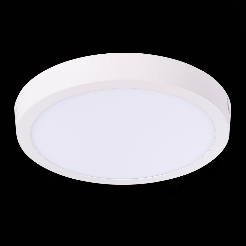 ST112.532.18 Светильник настенно-потолочный Белый LED 1*18W 3000K 1 225Lm Ra80 120° IP20 D210xH28 90 Накладные светильники