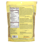 Bob's Red Mill, Органическая мука из семян льна, цельнозерновая, 453 г (1 фунт)