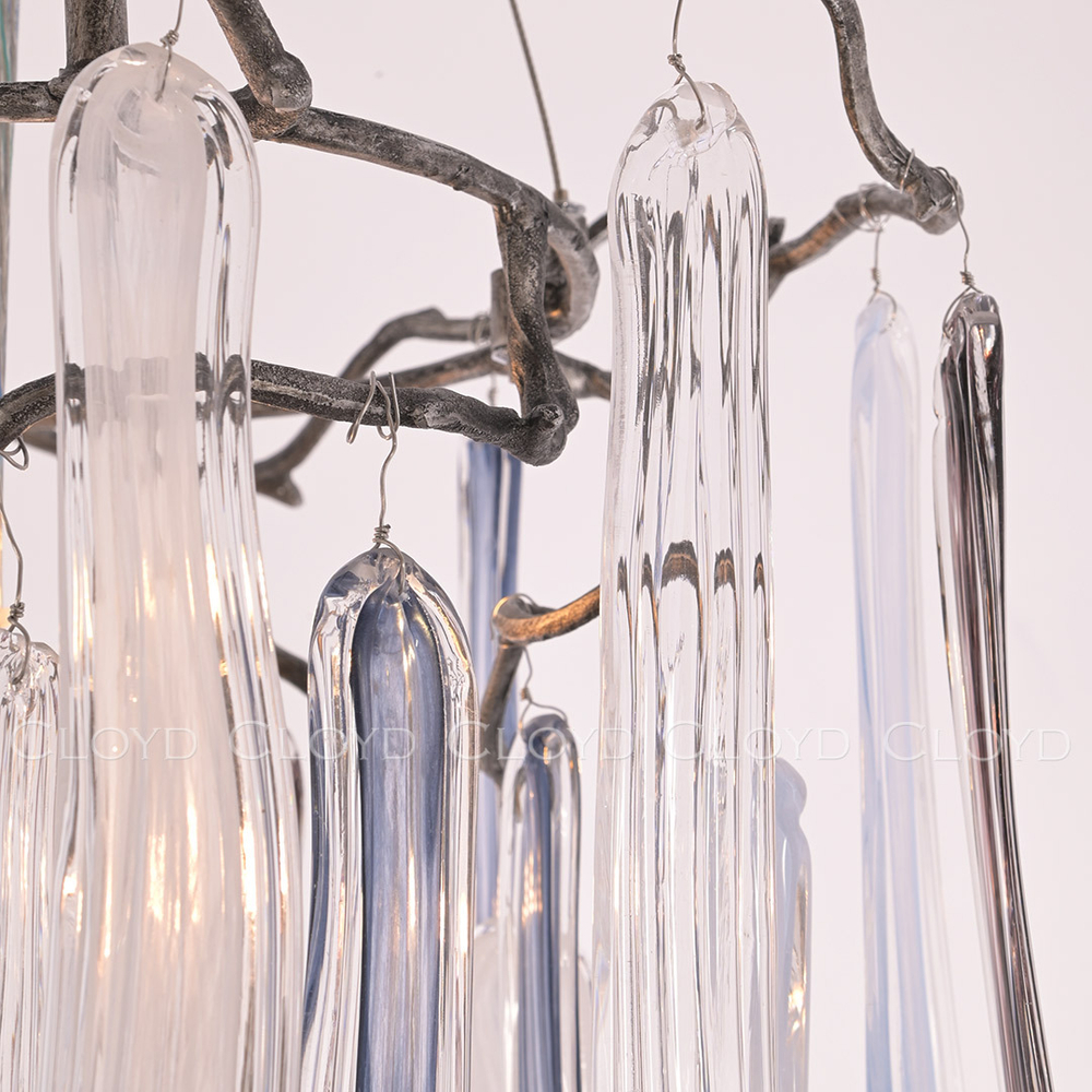 Люстра Cloyd SULAWESI C6 / Ø52 см - серебро темн. (арт.11433)