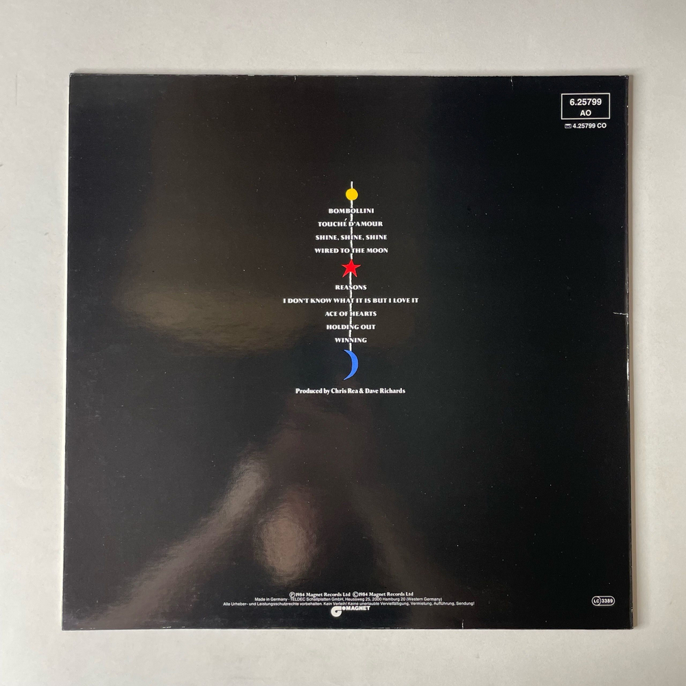 Винтажная виниловая пластинка LP Chris Rea Крис Ри Wired To The Moon (Германия 1984)