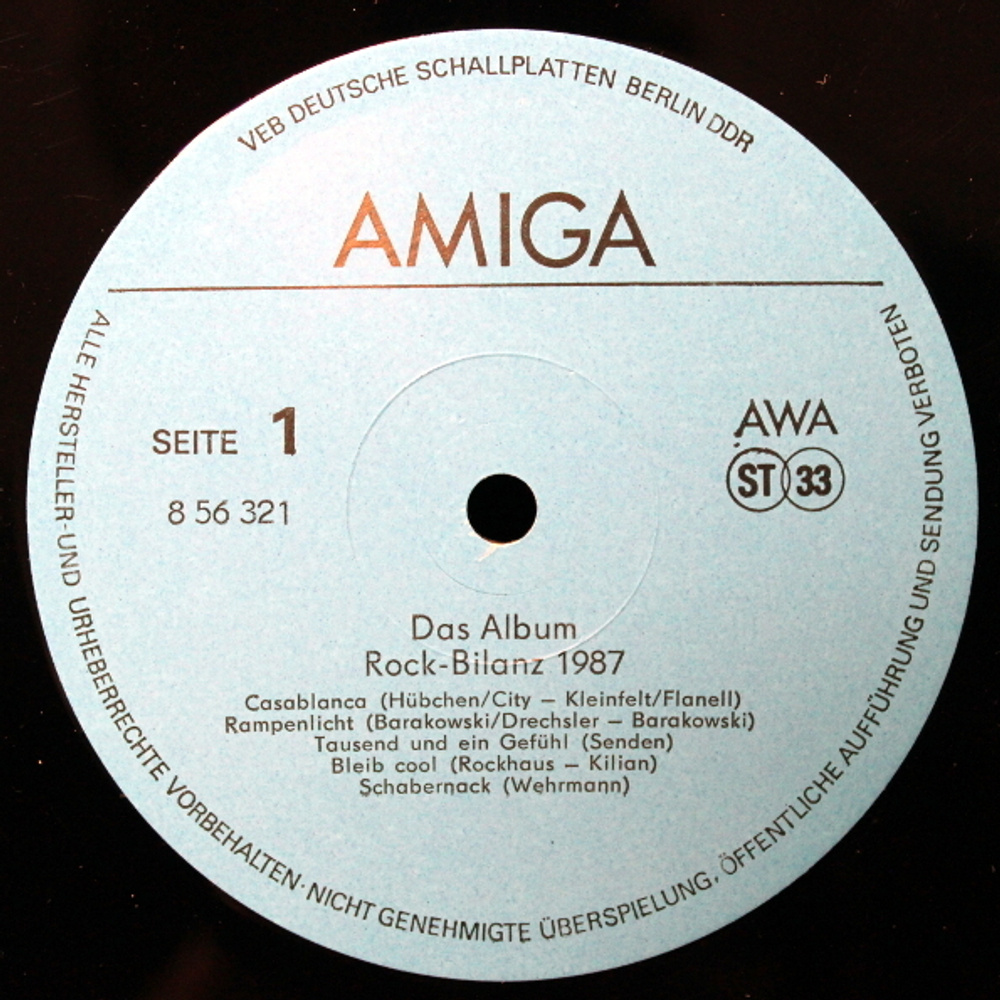 Сборник / Das Album - Rock-Bilanz 1987 (2LP)