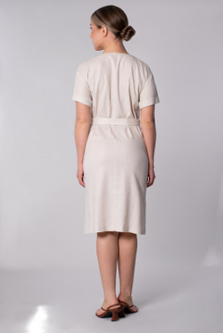 Платье женское 2357ЮПА, льняной #363Лен052357ЮПА