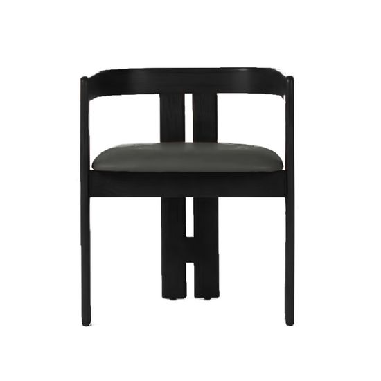 Стул Irma черное дерево и экокожа