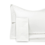 Однотонное постельное белье из сатина White