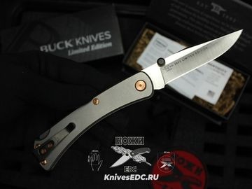 Складной нож Buck 110 Slim Pro TRX Titanium Knife Legacy Collection - Limited Edition
