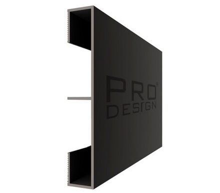Вставка в плинтус Pro Design 1965 черный, 2700x12x80 мм