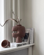 Ваза Tribal Vase, Medio - Terracotta