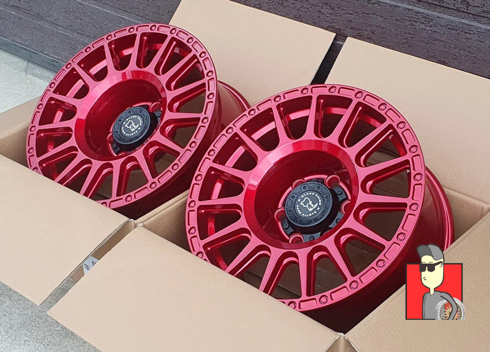 Комплект дисков Fuel Off-Road Black Rhino 17x8 et10 6x139.7
