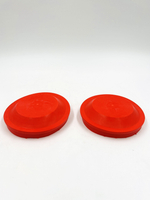 Заглушка фары красная D105 мм ВАЗ 2170 Приора комплект 2 шт