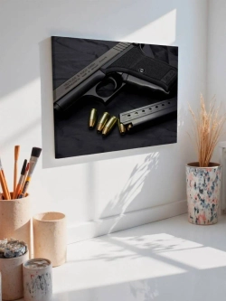 Картина на стену 40 X 50 Пистолет