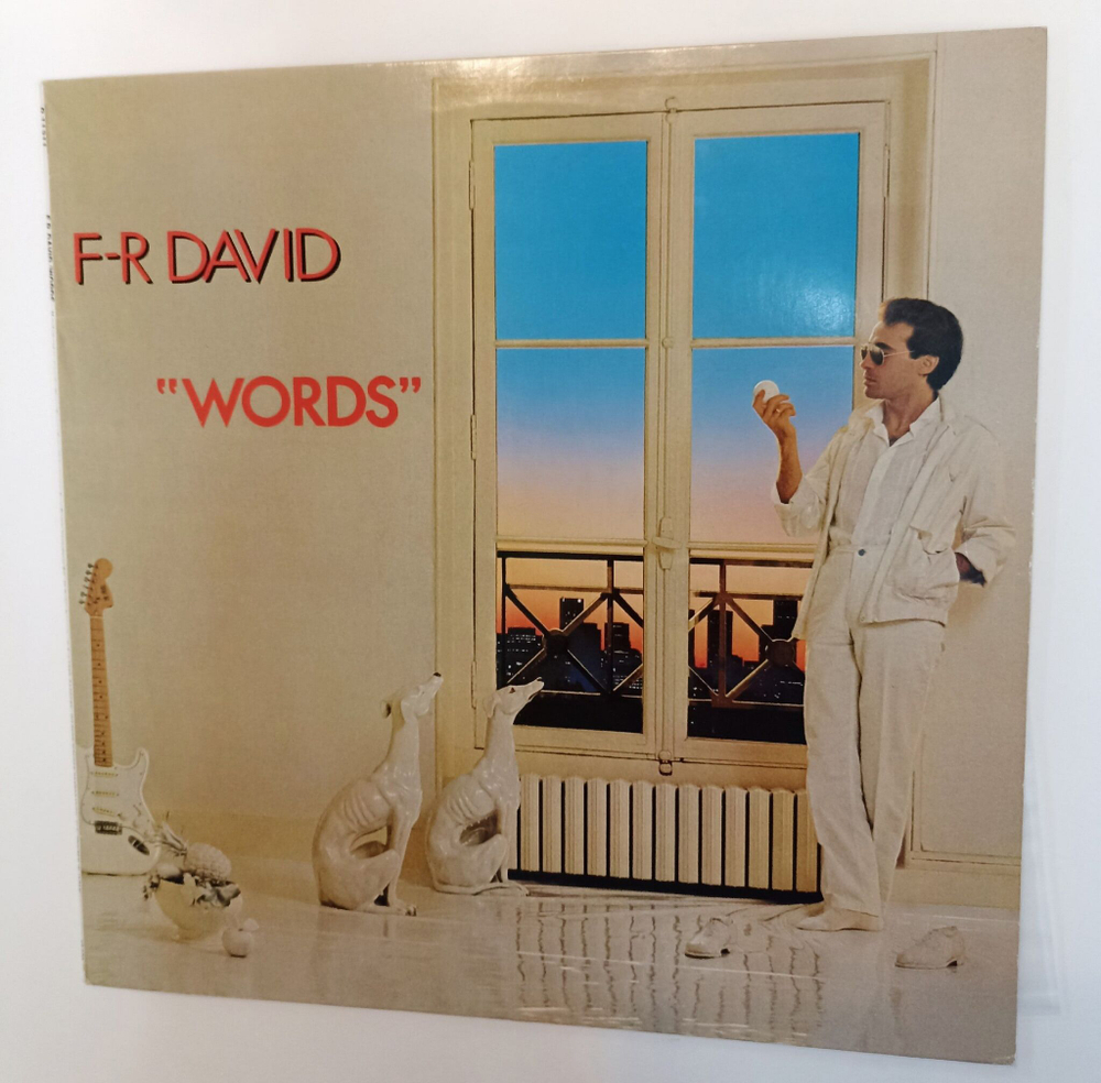Винтажная виниловая пластинка LP F.R. David Words (Japan 1983) (No Obi)
