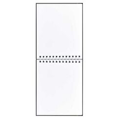 Скетчпад А6 125х150 мм, 60 л, блок - белый офсет 80 г/м2, арт. 59351