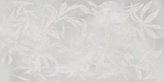 60x120 ArtWall Цветы Серый Матовый Ректификат