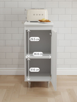 Кухонный модуль напольный Севилья, 40х60х85, со столешницей, белый, Dipriz