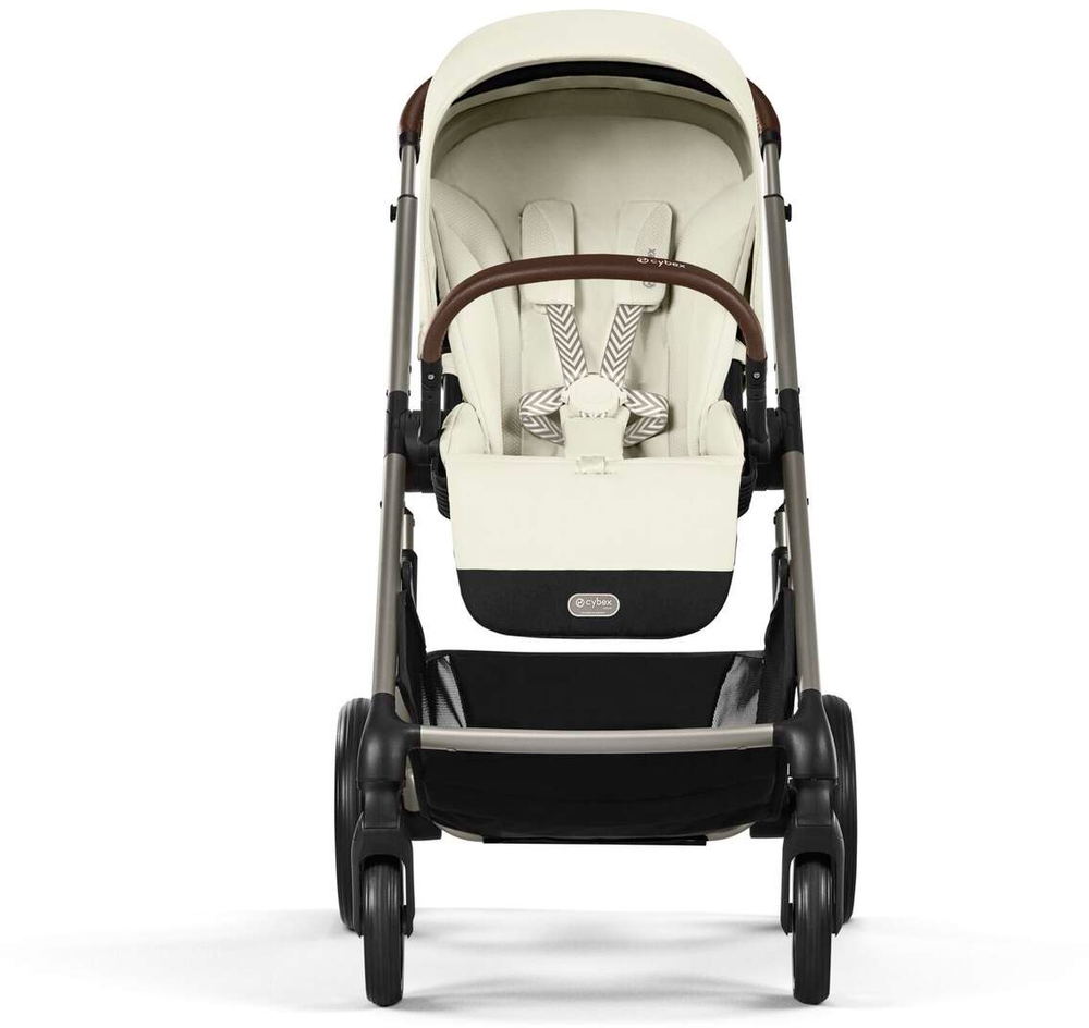 Cybex Детская коляска Balios S Lux BLK 2 в 1 цвет Seashell Beige
