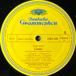 Хуго Вольф - Песни на стихи Эдуарда Мерике - Том 1 3LP (Германия)