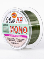 Леска монофильная WFT KG MONO Green 300/040