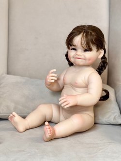 Кукла Реборн виниловая 55см в пакете (FA-180A)