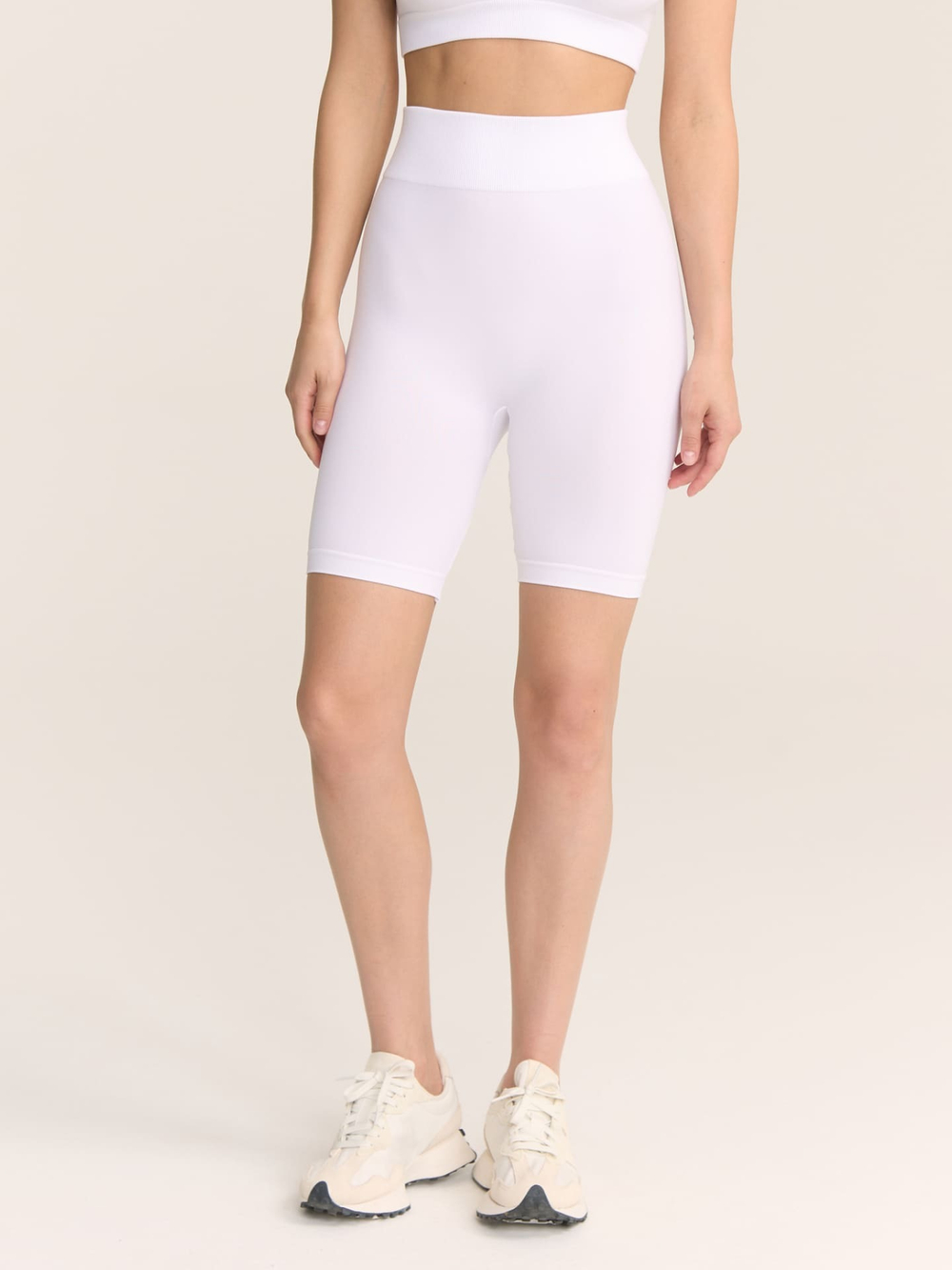 Бесшовные укороченные велосипедки