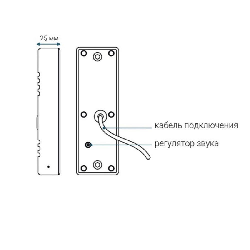 Вызывная панель CTV-D10 Plus (гавана)