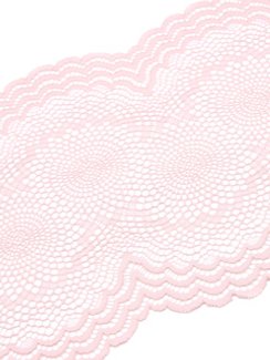 03-261 ОПТ Кружево эластичное 21 см, ажур, пудра/пион