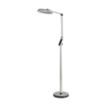 8333/15FL LEDIO серебро, металл/пластик Торшер LED 15W 3000/4000/6000K CCT/диммер/LCD 220-240V GENRI