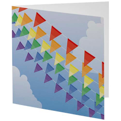 Herald квадратная поздравительная открытка