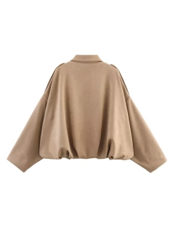 Куртка-бомбер оверсайз