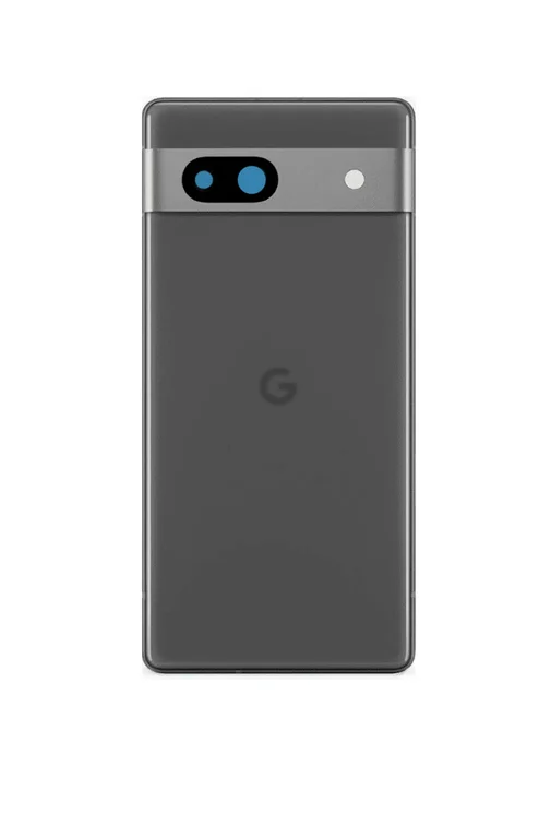 Задняя крышка для Google Pixel 7A угольный (Charcoal) со стеклом камеры