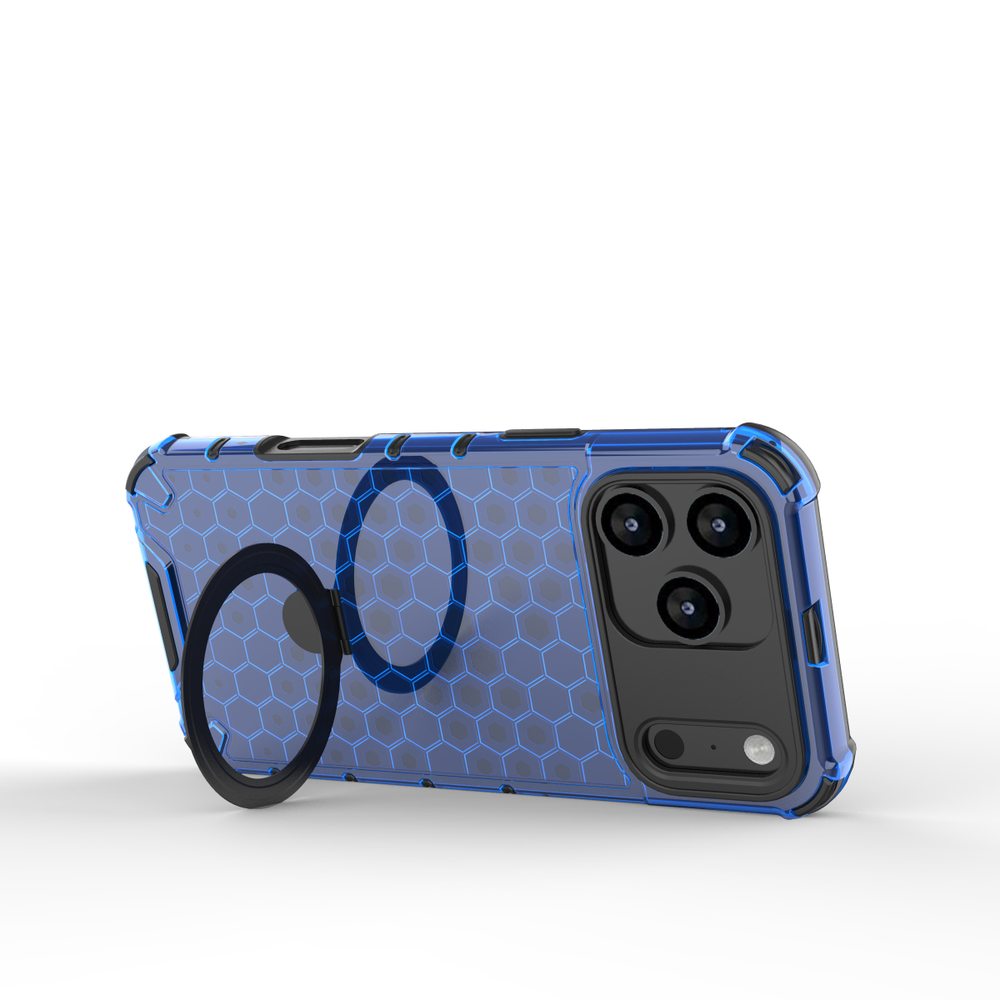 Прозрачный чехол Honeycomb Stand Case для iPhone 17 Pro Max