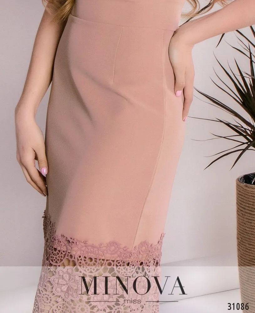 Платье 1082-пудра Minova