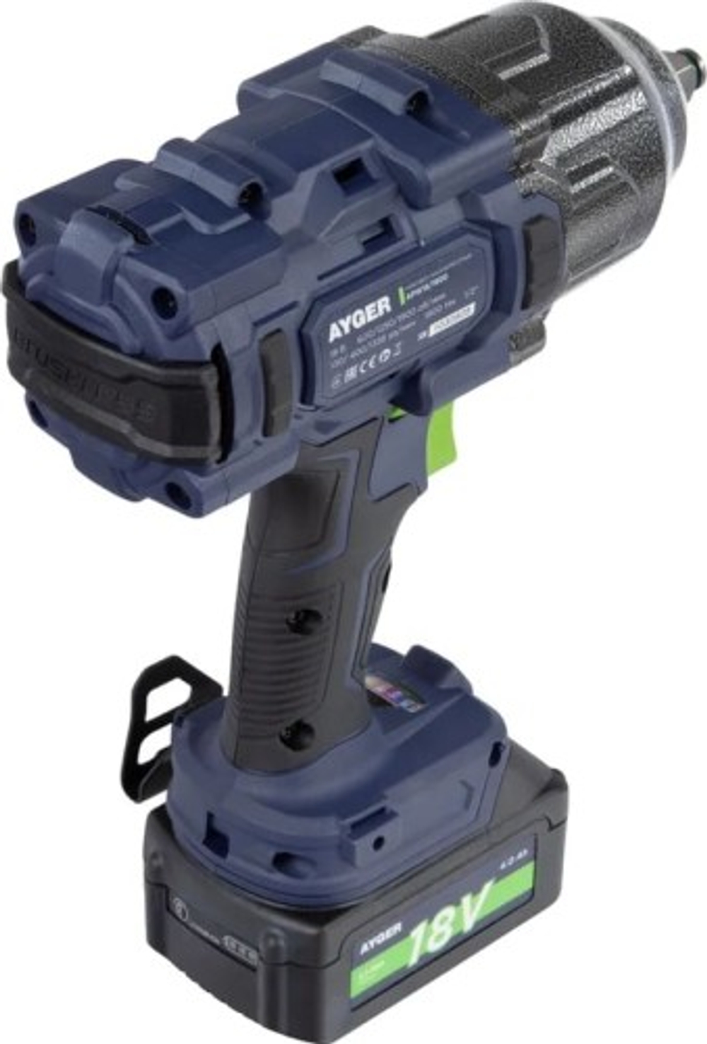 Гайковерт аккумуляторный AYGER  APW18/1800