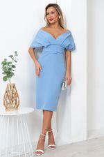 Платье Икона стиля (голубой) Р11-1156/3 Nikol