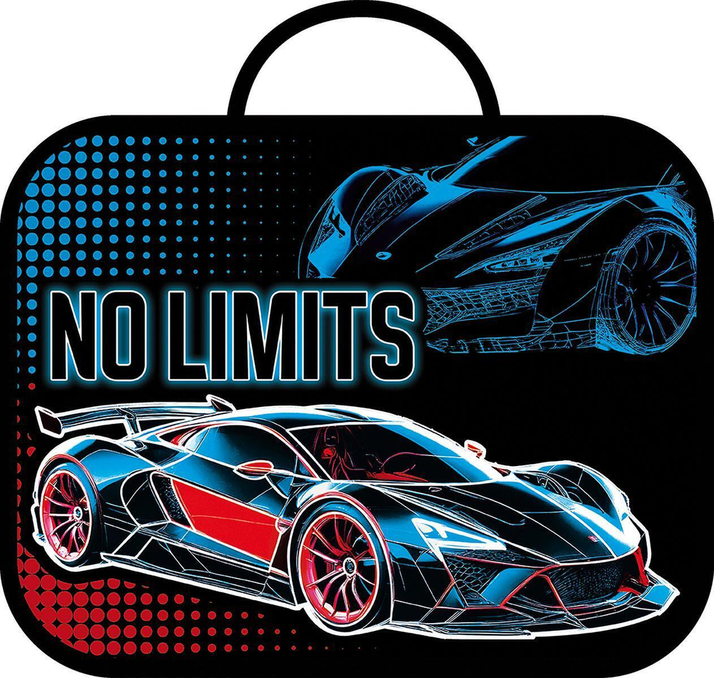 Папка школьника А4 с ручками + твердое дно, широкая, ткань, 335/260/60 "No limits 2025" (Пчелка)