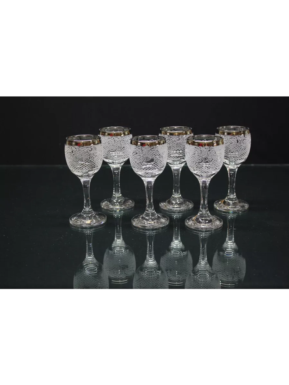 Подарочный набор рюмок Венецианская нить