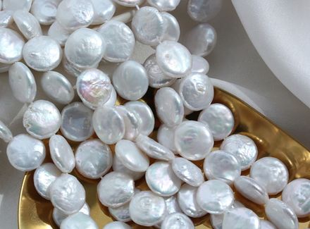 Жемчуг натуральный 12-13мм (нить)