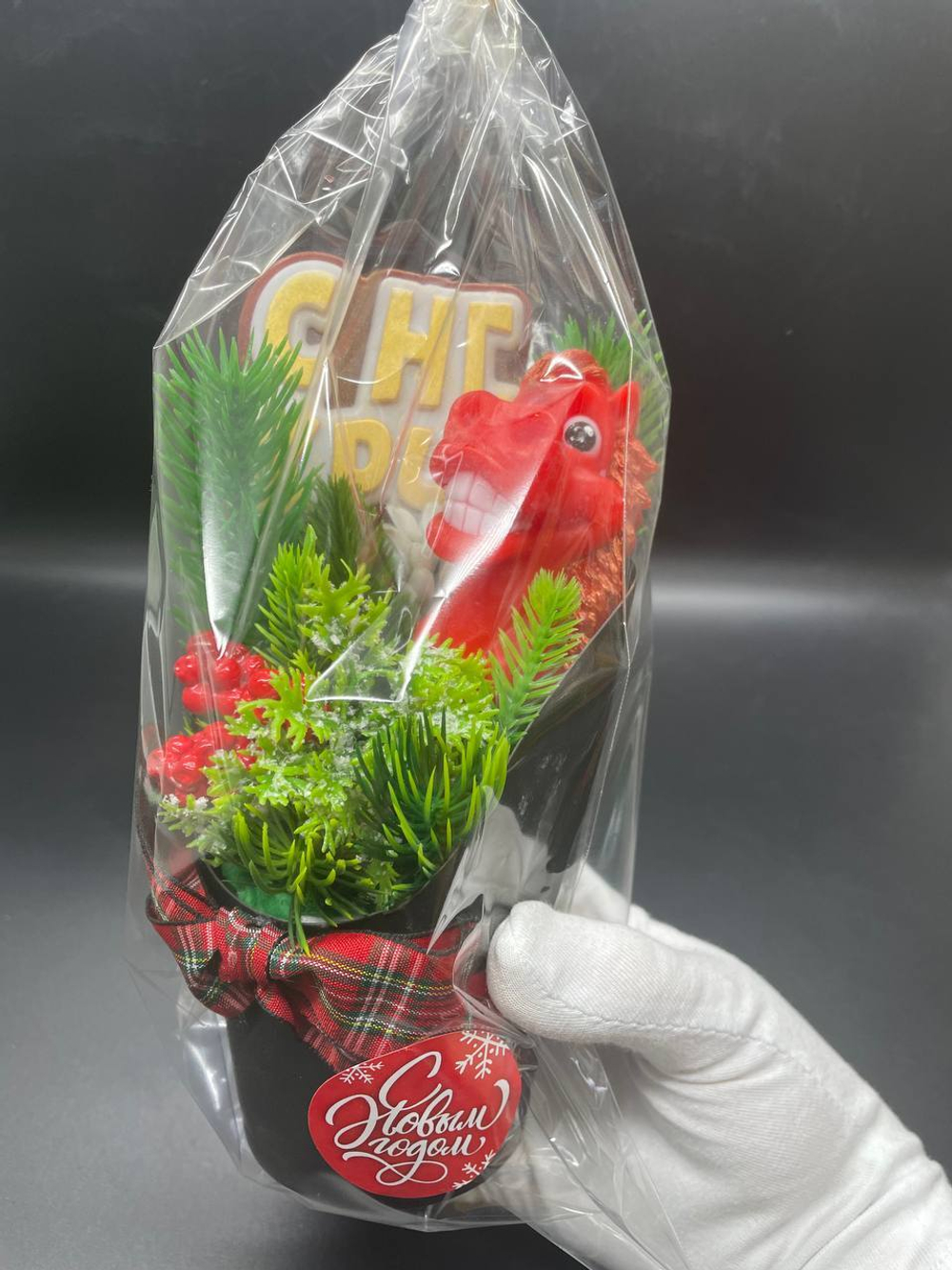 Ароматическое мыло ручной работы Конь "С НГ,КРЧ!"