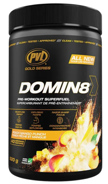 PVL DOMIN8 520g , Предтренировочный комплекс
