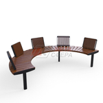 Скамейка Верона радиусная